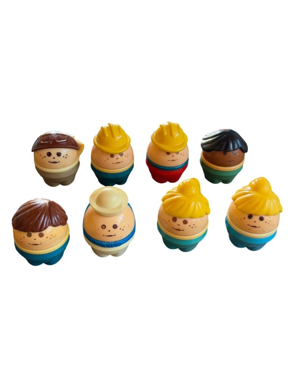 Little Tikes Vintage 1990's Toddle Tots Figures Lot Of 6